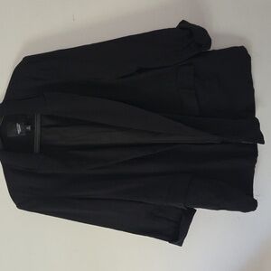 2/$15 Black Lightweight Roll Slweve Blqzer (L)